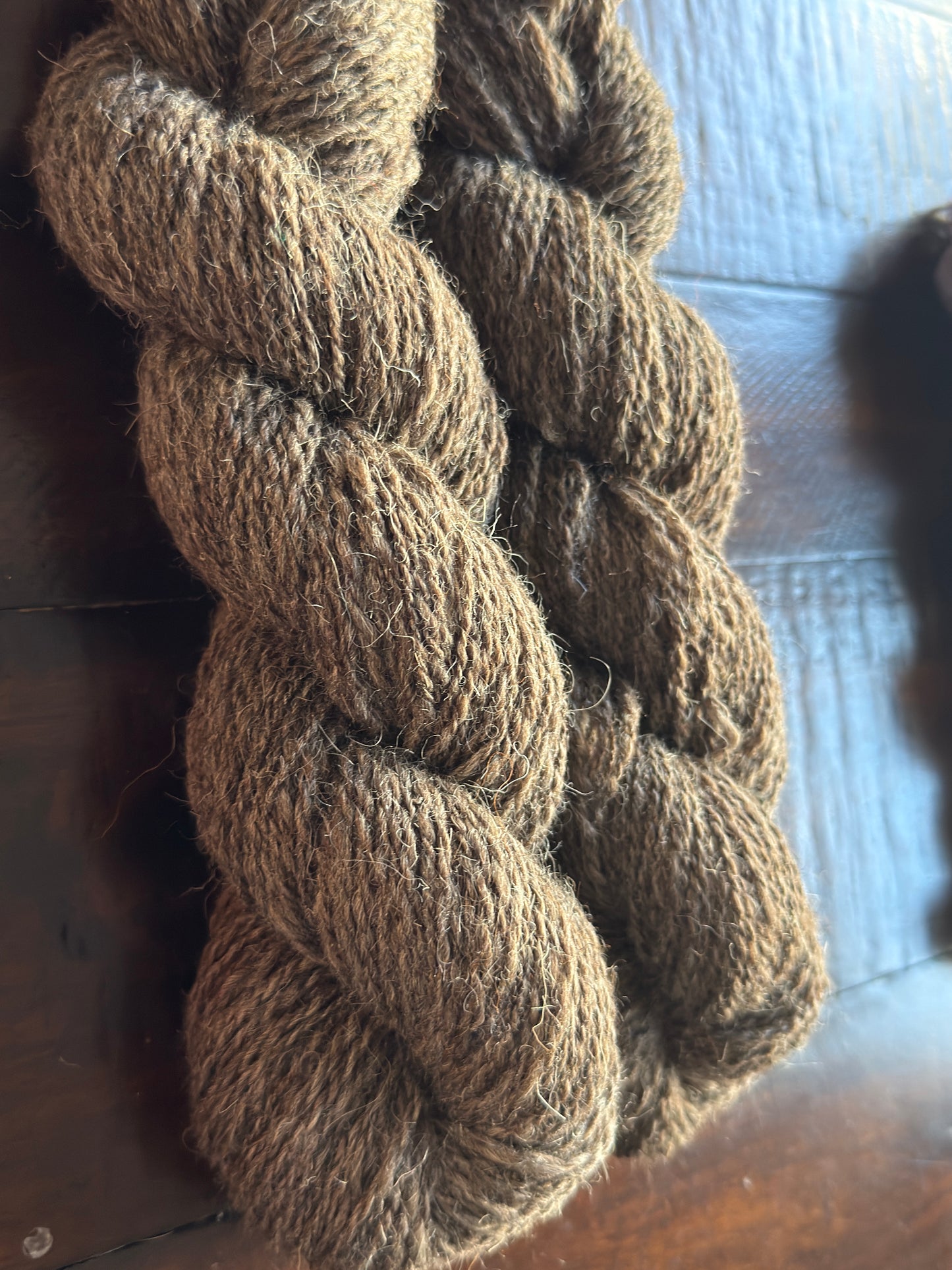 Natural Bergschaf Handspun Yarn
