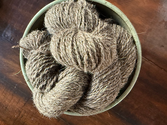 Natural Bergschaf Handspun Yarn